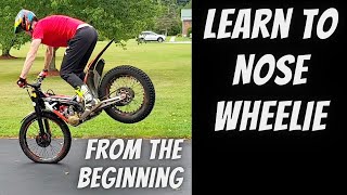 Learn to Nose Wheelie  Free Online Course with Sam Fastle [upl. by Lemuel]