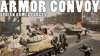 REALISTIC SYRIAN ARMED FORCES MECHANIZED INFANTRY ASSAULT  Squad Realism Mod Gameplay [upl. by Lopez]