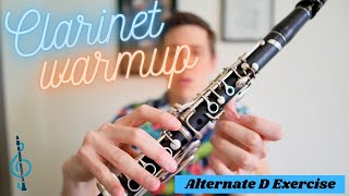 Clarinet Warm Up Alternate D Exercise [upl. by Dymphia395]