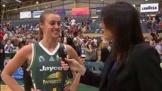 WNBL R1 Post Game Interview  Annalise Pickrel WNBL [upl. by Elbertina]