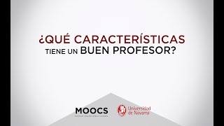 ¿Qué características tiene un buen profesor  Reflexiones Compromiso de Educar [upl. by Ynabe752]