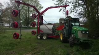 Quantum Mist 4 Row Orchard Tower Sprayer [upl. by Quint]