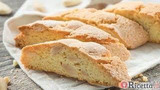 CANTUCCI ALLE MANDORLE  Ricettait [upl. by Veda]