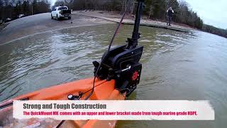 YakGadget Vibe Trolling Motor Mount for the Sea Ghost 110 130 and Yellowfin 130T [upl. by Fowkes]