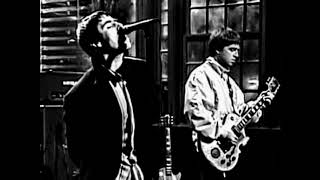 Oasis Acquiesce Live SNL 1997 [upl. by Aihsekal]