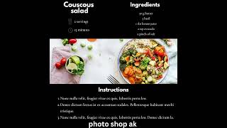 Recipe for Couscous salad [upl. by Meek32]