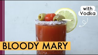 Bloody Mary Cocktail  Quick and easy recipe [upl. by Read140]