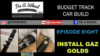 Renault Clio 182 Track Car build EP8 FITTING GAZ COILOVERS [upl. by Dric]