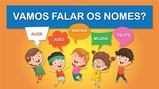 Vamos falar 🗣Compilação vídeos ensinando NOMES 😀 [upl. by Mariska111]