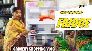 இந்த வாரத்துக்கான SHOPPING  Organizing my Fridge  Grocery Shopping Vlog  Jeni [upl. by Ahsito]