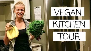 VEGAN PANTRY  FRIDGE  What Do I Eat [upl. by Wildon]