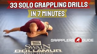 33 Solo Grappling BJJ Drills in 7 Minutes  Jason Scully [upl. by Bjorn]