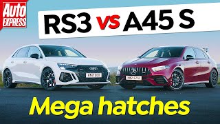 BMW M240i v AMG A45 v RS3 v Golf R TUNED DRAG RACE [upl. by Damalis844]