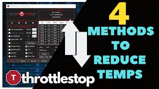 Throttlestop Explained  4 Methods to reduce temperatures gtx1650 throttlestop [upl. by Brunhild]