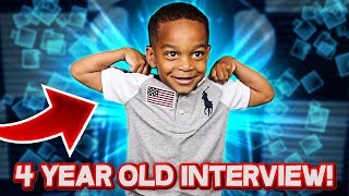 4 YEAR OLD INTERVIEW  DJs ClubHouse [upl. by Bolan]