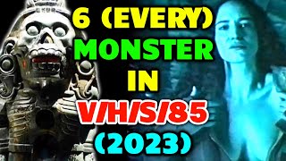 6 Every Monster Creatures amp Killers From VHS 85  Explored [upl. by Barmen191]