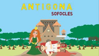 Antigona  Sofocles  Resumen [upl. by Artenehs770]