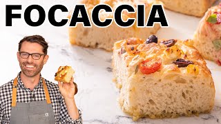 Easy Focaccia Recipe [upl. by Paten]