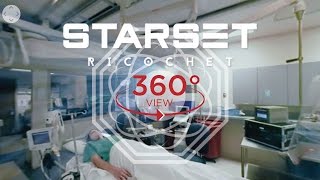 Starset  Ricochet 360 Lyric Video [upl. by Akinyt274]