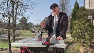 SawStop Jobsite Pro Table Saw review from Home Improvement and Repair magazine [upl. by Edyak]