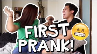 FIRST PRANK ANG HIRAP UMARTE HAHA 😂  Kimpoy Feliciano [upl. by Swihart105]