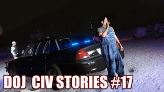 GTA5 RP  DOJ Civ Stories 17  Georges Ride Along [upl. by Marashio]