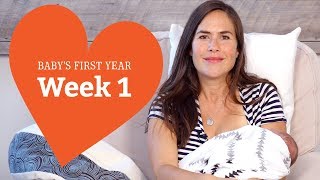 1 Week Old Baby  Your Baby’s Development Week by Week [upl. by Maril]