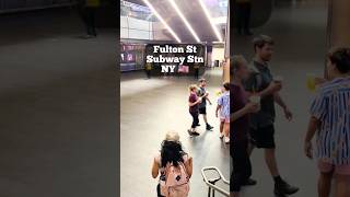 Beautiful NYC 🇺🇸 Subway amp Retail Hub  Fulton Center youtubeshorts newyork travel [upl. by Llib]