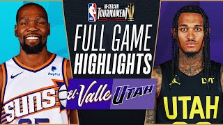 SUNS at JAZZ  NBA INSEASON TOURNAMENT 🏆  FULL GAME HIGHLIGHTS  November 17 2023 [upl. by Oijimer]