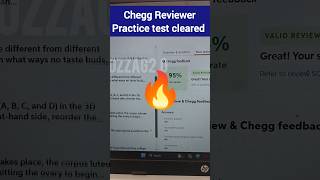 🔥Chegg Reviewer Practice Test Cleared cheggreview cheggreviewerpracticetest [upl. by Abijah777]