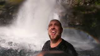 Las Trillizas Waterfalls  Turrialba Costa Rica [upl. by Aiuqenehs]