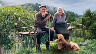 Hard life of an elderly couple in a mountain village on the border with Romania [upl. by Sontag]