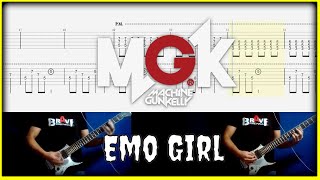 Machine Gun Kelly Emo Girl Guitar Cover With Tab [upl. by Nomael]