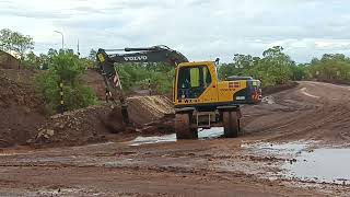 VOLVO WHEEL EXCAVATOR MiningAGT mj MARITES TV volvo excavator mining facts agtmjmaritestv [upl. by Gabby528]