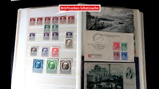 Livestream Briefmarken wertvoll Schatzsuche alte Briefe und Briefmarkensammlung Bayern [upl. by Frantz914]