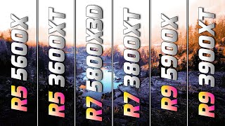 R5 5600X vs R5 3600XT vs R7 5800X3D vs R7 3800XT vs R9 5900X vs R9 3900XT  PC Gameplay Tested [upl. by Kala]