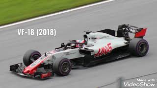 Haas F1 car evolution 20162022 [upl. by Sarena]