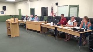 Carrabelle Commission Special Meeting July 26 2018 [upl. by Nauqas638]