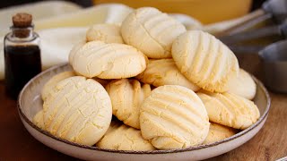 Galletas de Maicena  Receta fácil con sólo 4 Ingredientes  CUKit [upl. by Panter]