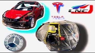 REPAIRS ON NEW TESLA MODEL 3 amp MERCEDES GLS 450 MINOR DAMAGE BODYWORKPAINT VLOG 1 [upl. by Esineg]