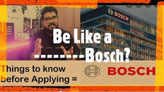 Bosch Recruitment Process  Things to know Before Applying to Bosch [upl. by Yedorb]