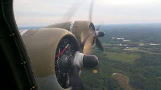 Ride in Crashed B17 Collings Foundation 909 RIP 7 killed [upl. by Aehcsrop]