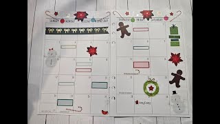 A5 December Monthly Set up [upl. by Sheley]