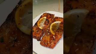 Easy Honey Garlic Salmon 🧆😍🤤 shorts [upl. by Brennen]