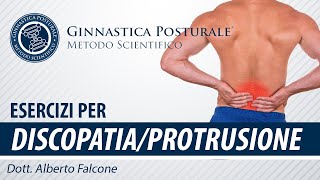 Esercizi per PROTUSIONE e DISCOPATIA  Ginnastica Posturale® [upl. by Ssej]