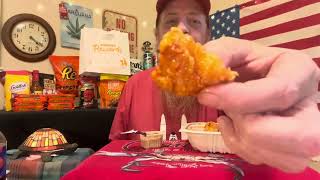 Popeyes® New 🐓🥵Boneless Chicken Wings Review [upl. by Annoyi]