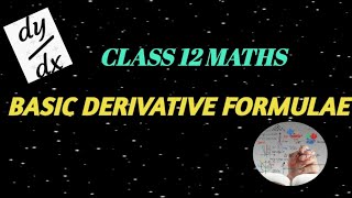 Basic Derivative Formula Rules  Formulae of some basic derivatives derivative [upl. by Kier]