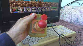 Competition Pro Extra Joystick DB9 Review [upl. by Ahsitam]