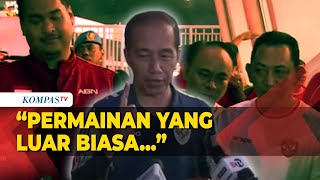 FULL Jokowi Usai Tonton Indonesia Vs Australia Permainan Luar Biasa Terutama Kiper Maarten Paes [upl. by Ettenoj370]