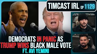 Democrats PANIC Deploy Obama TO STOP Black Men VOTING TRUMP 2024 wAvi Yemini  Timcast IRL [upl. by Drape]